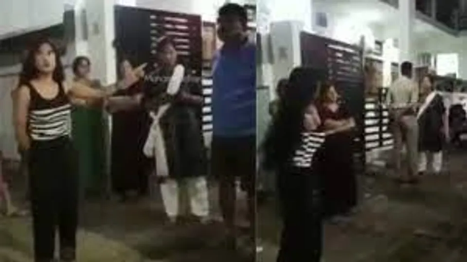 ‘Yahan International Drones Ghoomte Hain’, Old Video of Lucknow Girl Goes Viral, Seen Screaming at Neighbours Over Black Wall Paint | Watch