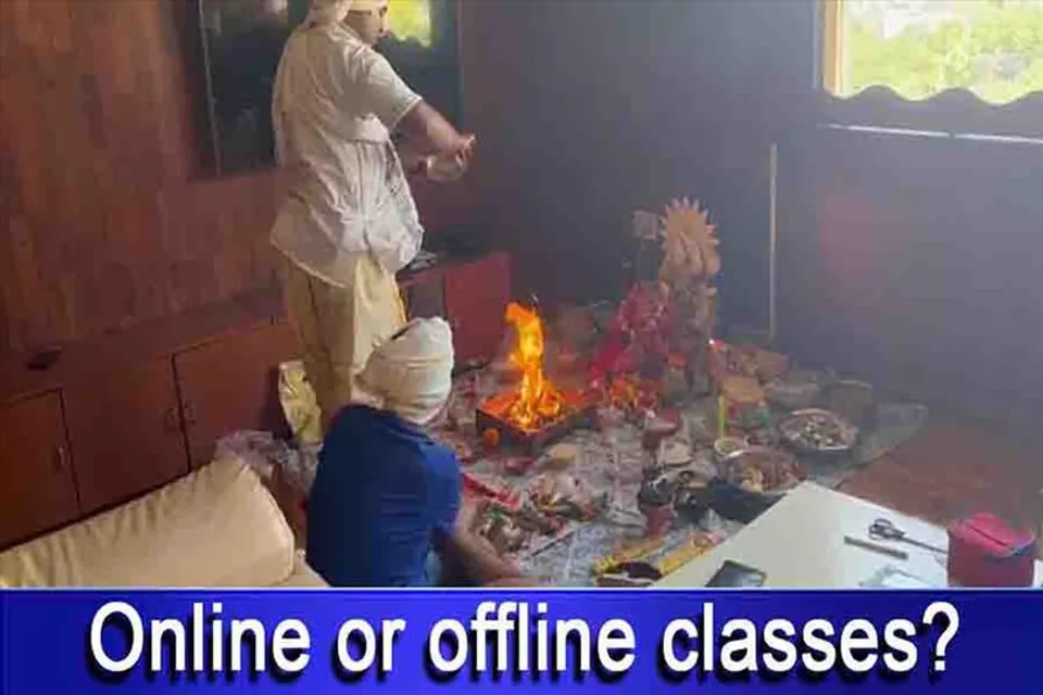 Online or offline classes? Pray to Debi Saraswati