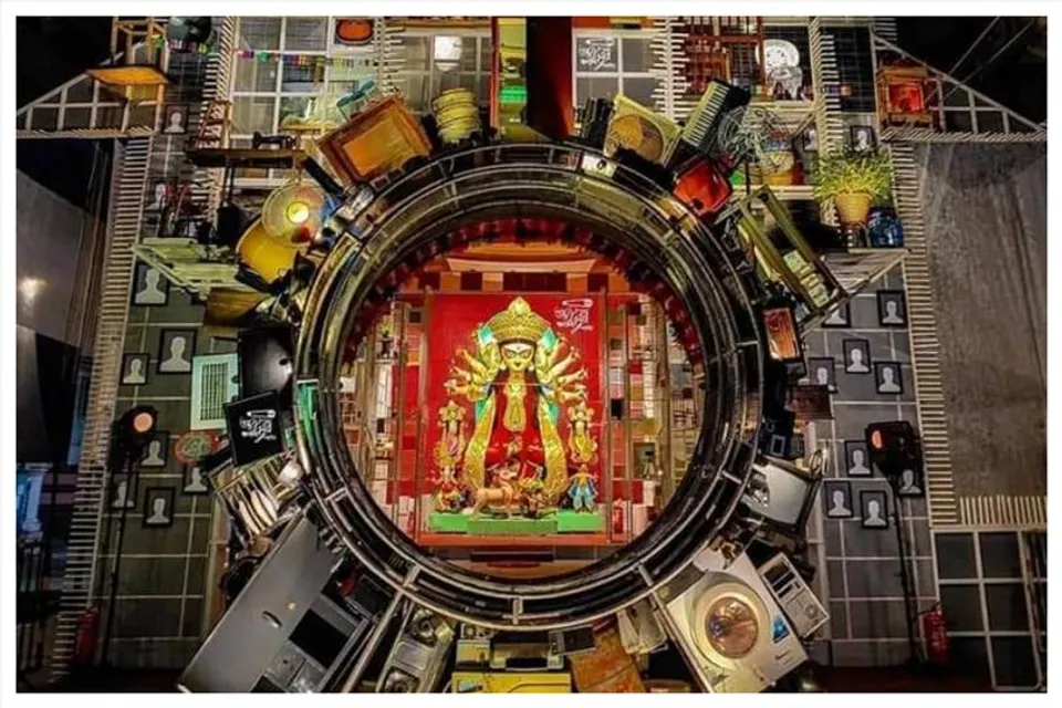 Samaj Sevi Sangha's puja budget