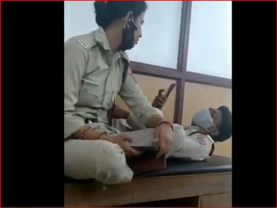 Viral video: Uniformed Delhi civil defence personnel caught in the act