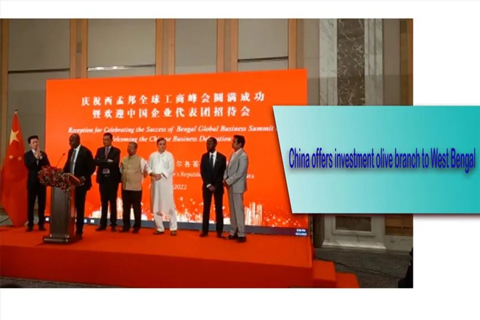 China offers investment olive branch to West Bengal