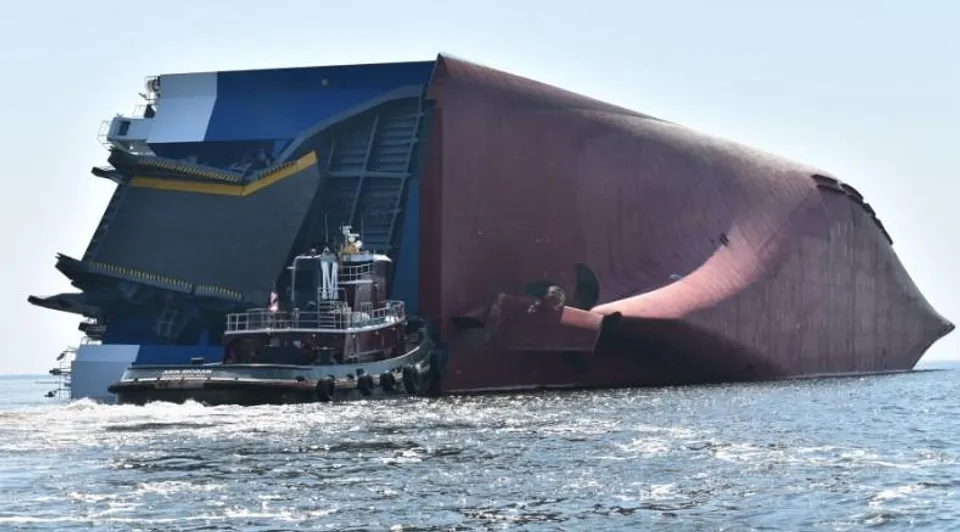 Four crew rescued after ship capsizes off Japan, search on for other 18