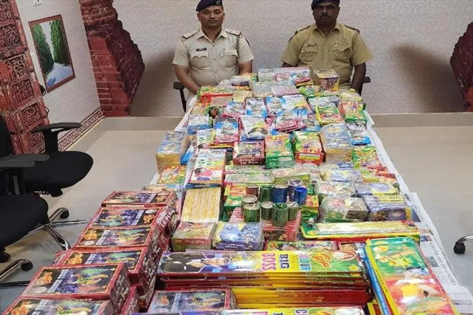 Police seize banned firecrackers worth Rs 30,000