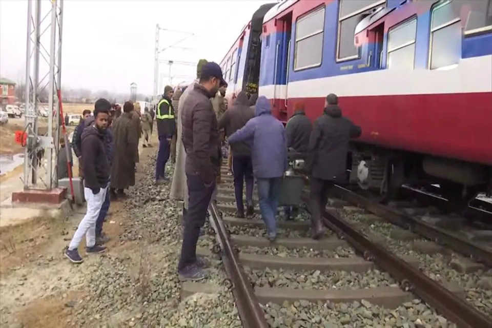 Train accident at J&K