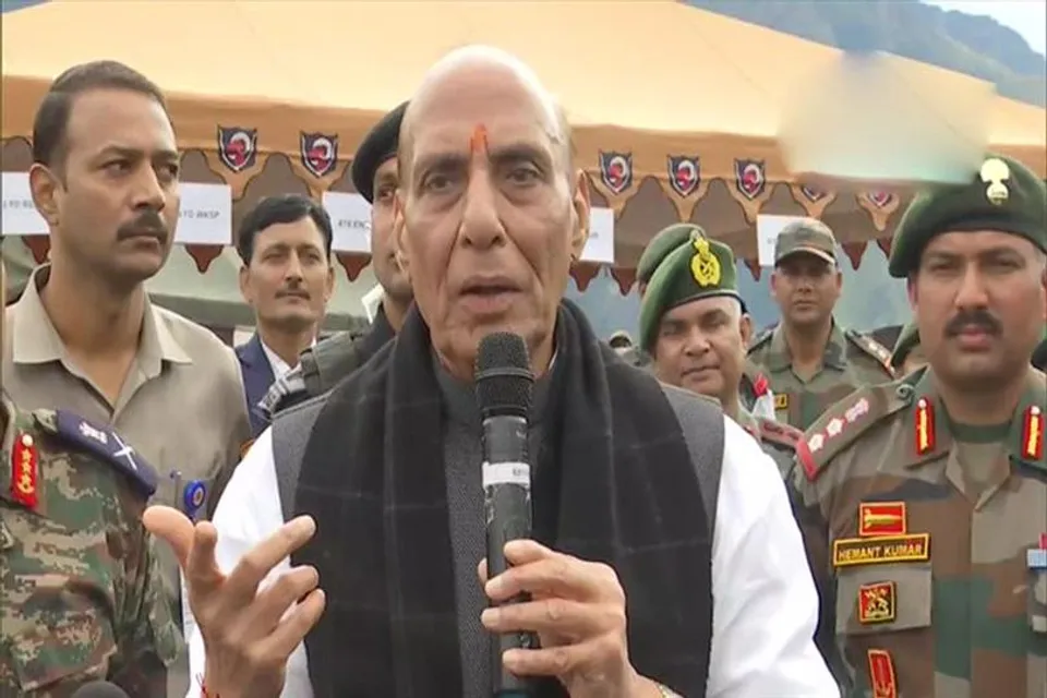 Our country is safe in the hands of our armed forces: Rajnath Singh