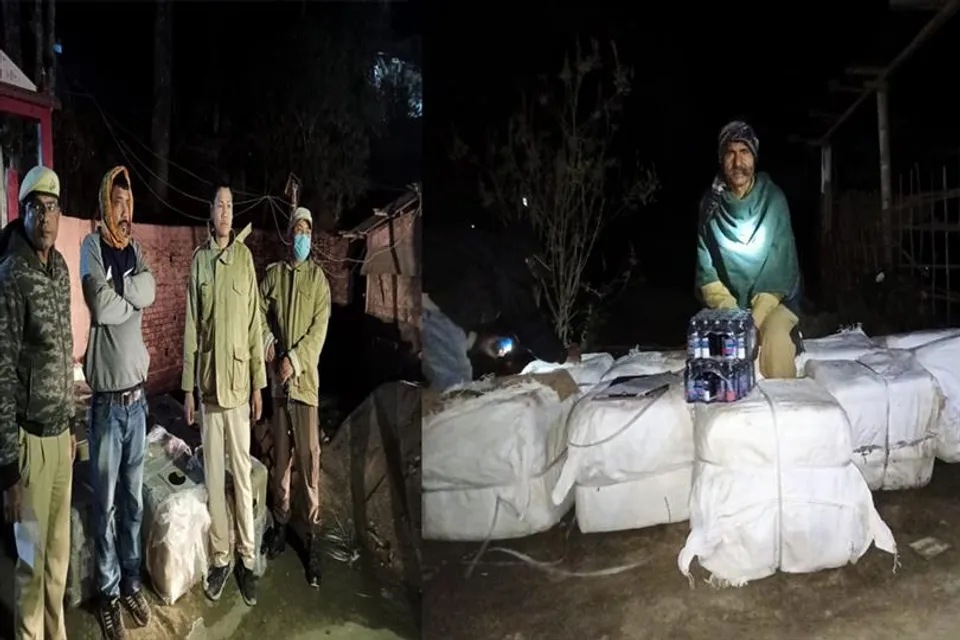 codeine-based cough syrup recovered at the border