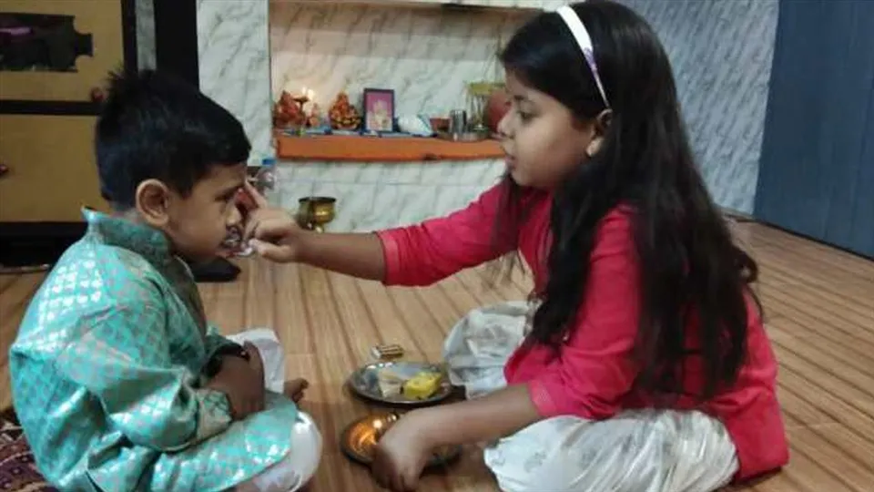 Don't just sit on the floor,sit on a seat to give Bhaiphonta