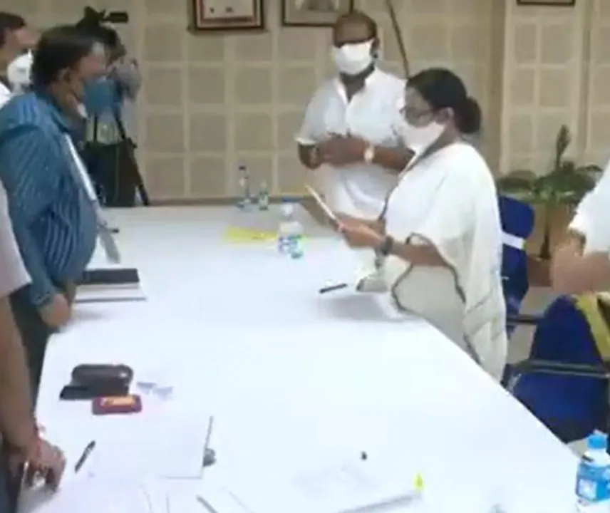 BYPOLL 2021: Mamata banerjee filed nomination