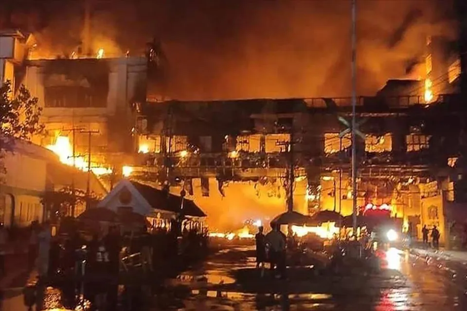 10 people killed in Cambodia hotel casino fire