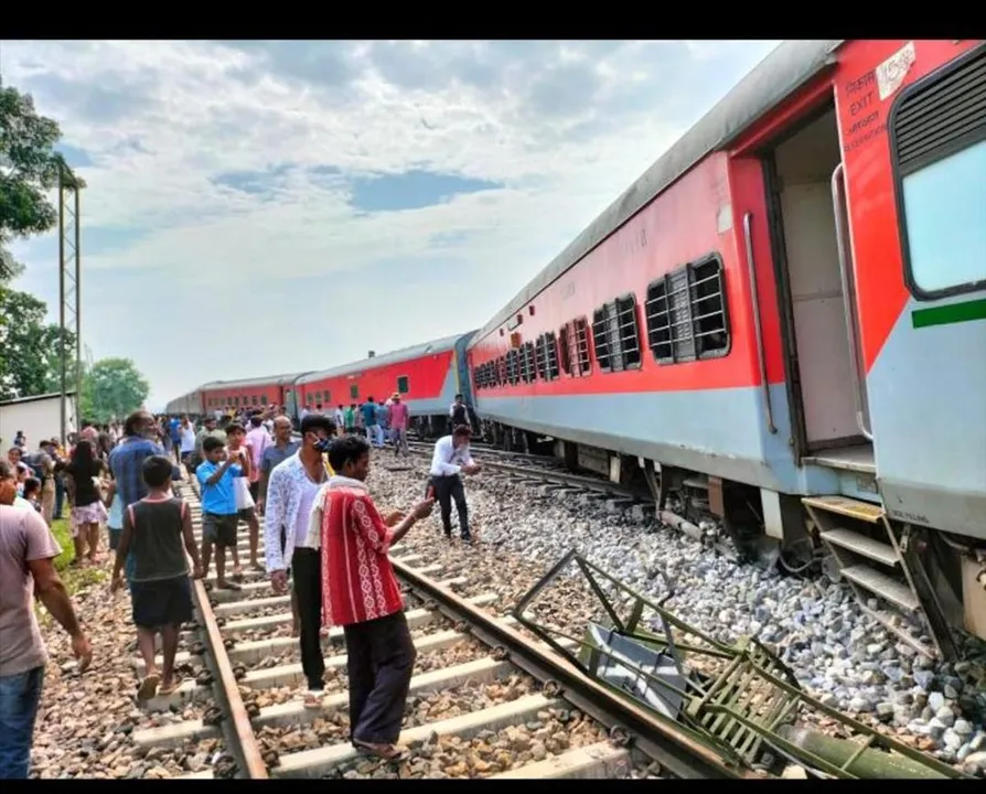 Derailed Saraighat express