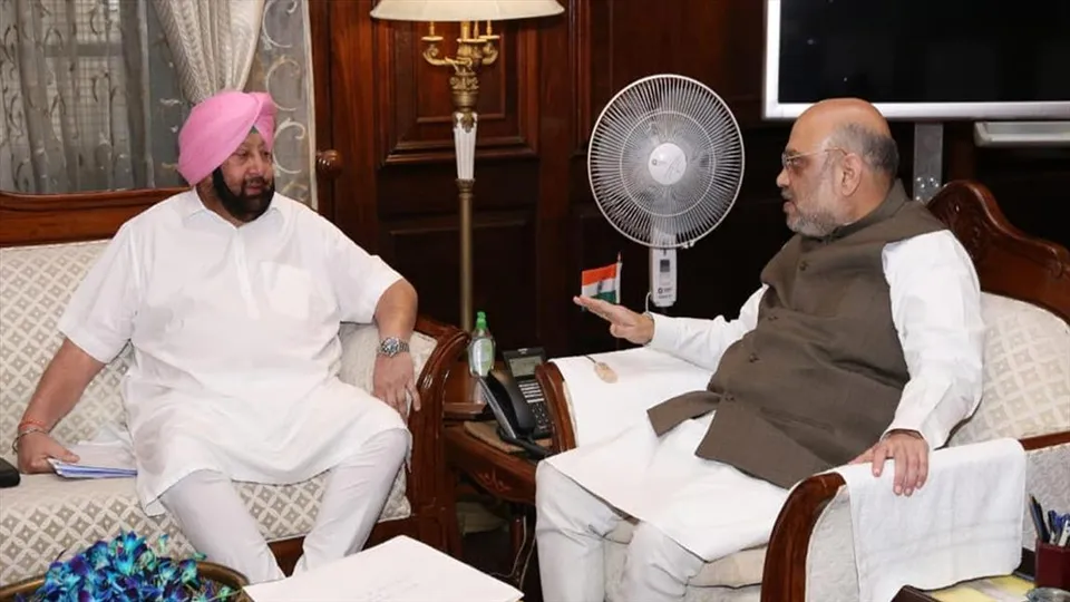 Before the result, Capt Amarinder Singh met Amit Shah in Delhi