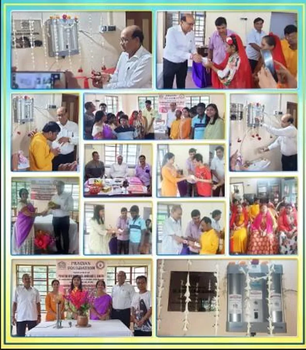 Installation of Water Purifier By Pragyan Foundation