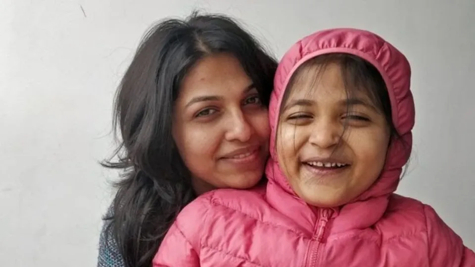 Five-year-old Johannah united with her mother in Australia after 18 months