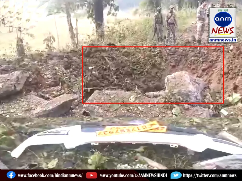 Naxalites have carried out IED blast on the vehicle of the jawans