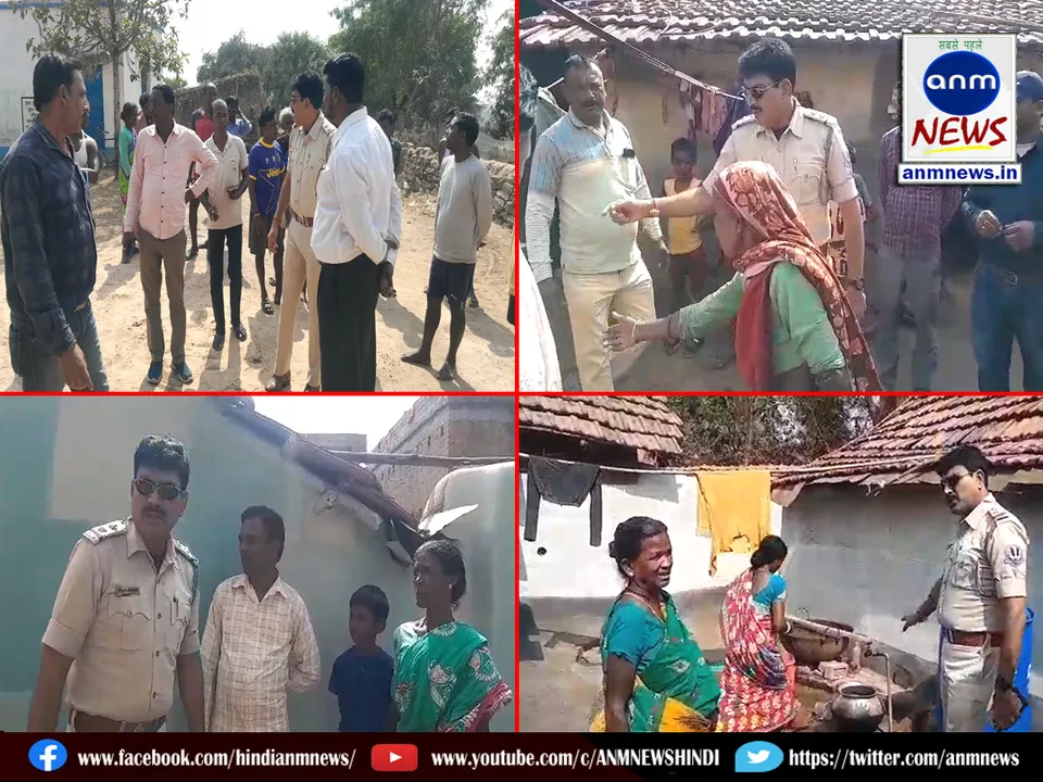 The police of Barabani police station reached the door of the villagers