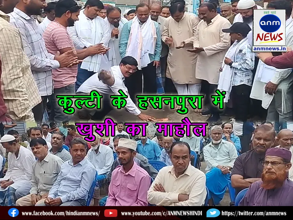 Renovation of road construction work from Kulti Star Chamber to Hasanpura