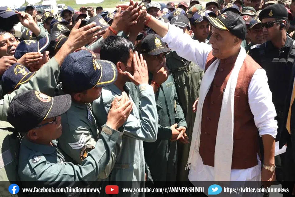 Rajnath Singh visited Bhuj Air Force Station