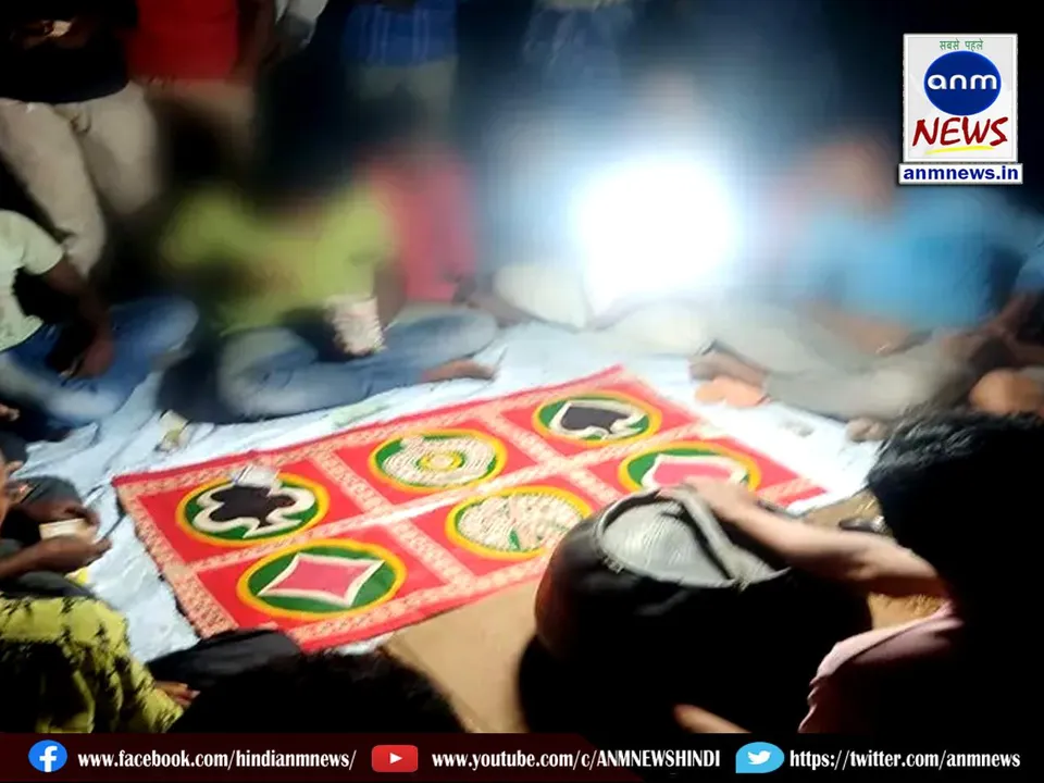 Police raid on gambling den