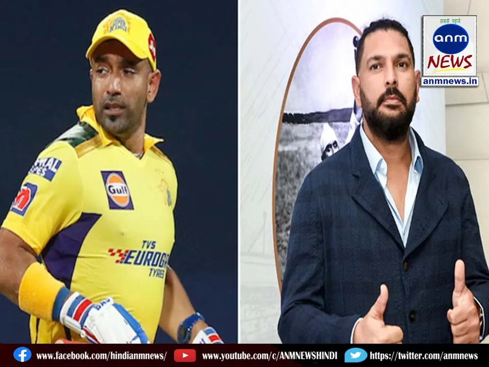 Yuvraj Singh and Robin Uthappa