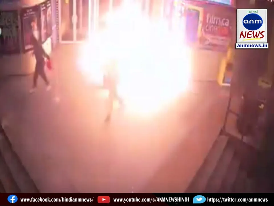 A theater set on fire in Canada