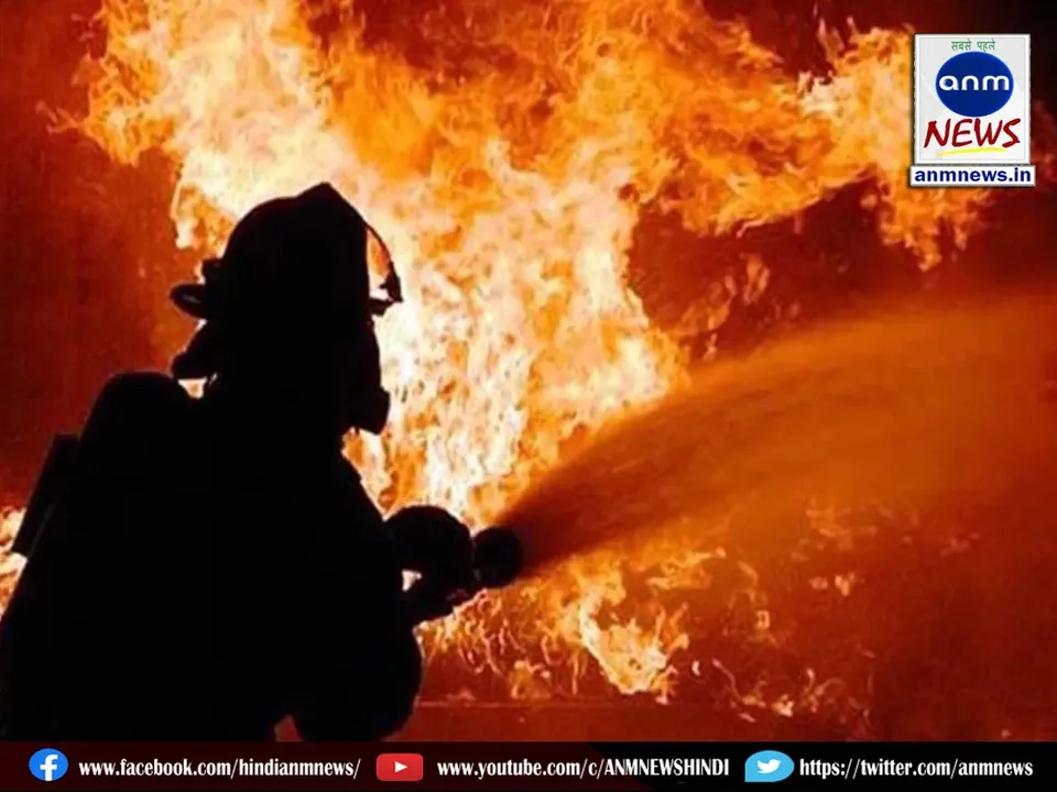 Massive fire breaks out