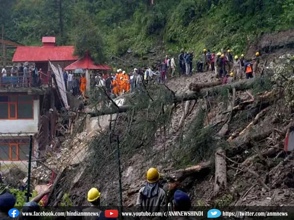 Land slide in Himachal