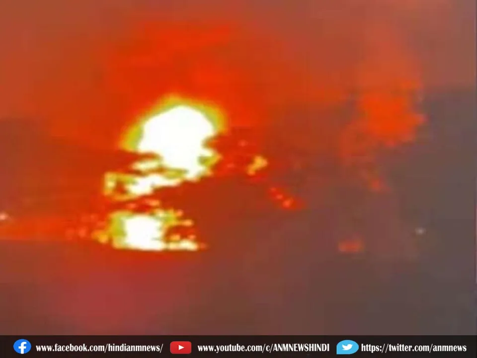 fire in tanker