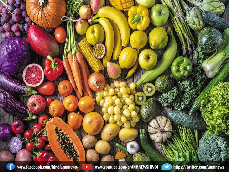 vegetables and fruit