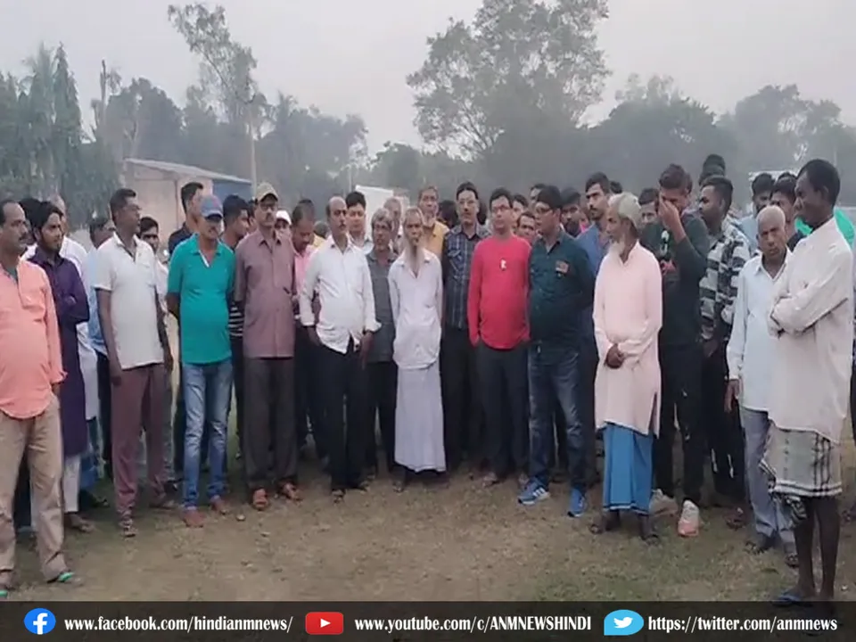 Meeting with villagers