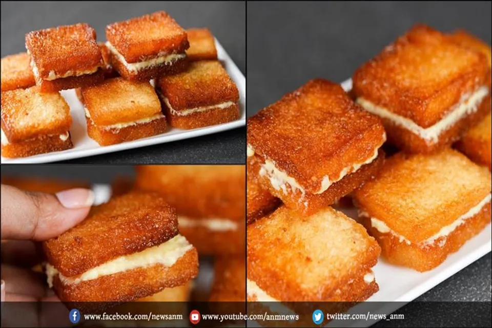 क्विक ब्रेकफास्ट, मलाई टोस्ट रेसिपी