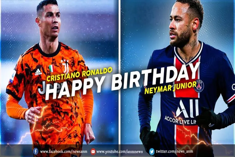 हैप्पी बर्थडे क्रिस्टियानो रोनाल्डो और नेमार जूनियर