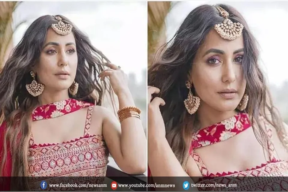 ट्रेडीशनल लुक में हिना भी दिखी खूबसूरत