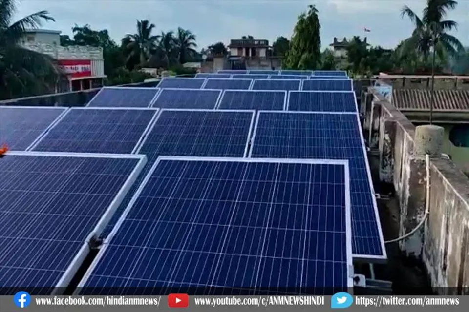 इच्छापुर पंचायत में लगे सोलर सिस्टम