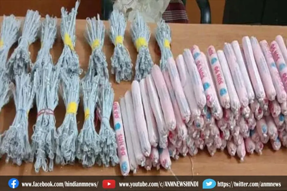 पश्चिम बंगाल: भारी मात्रा में जब्त हुए विस्फोटक