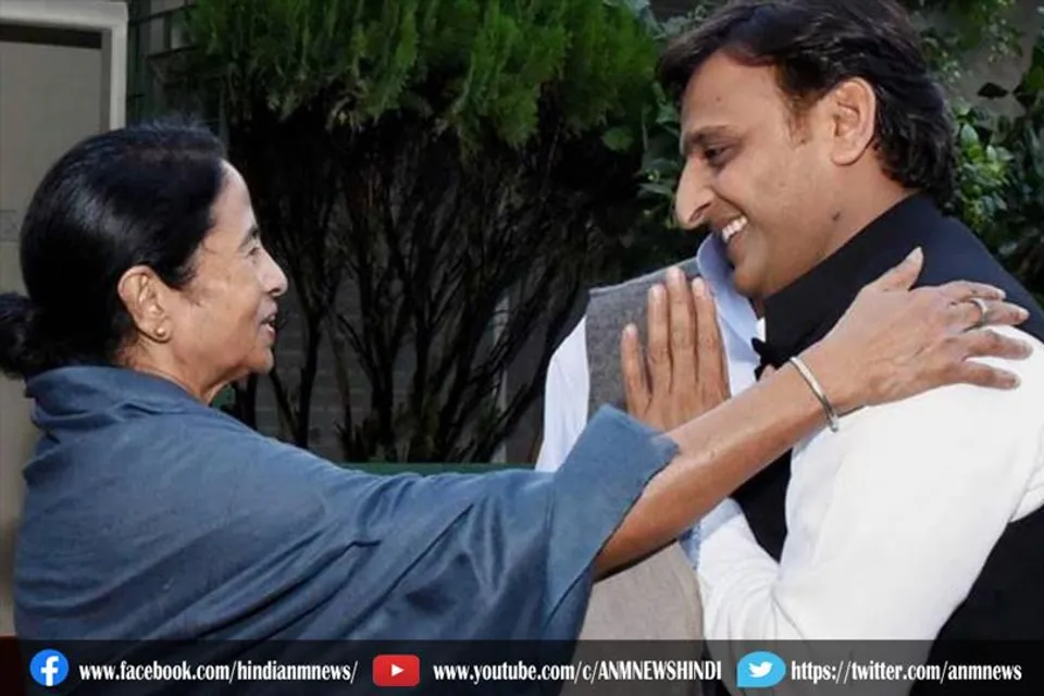 अखिलेश यादव ने ममता बनर्जी को दी बधाई