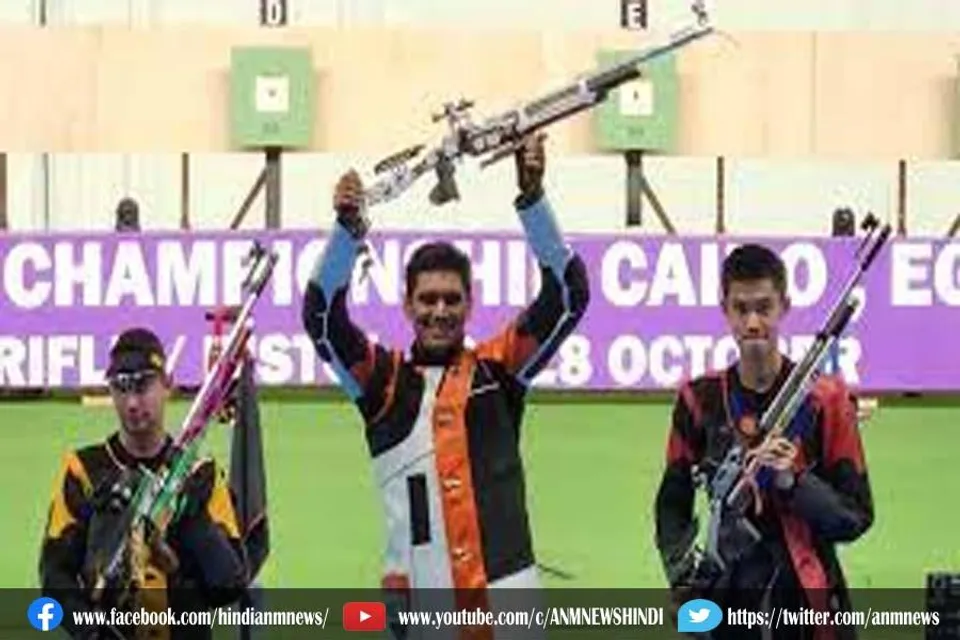 शूटिंग वर्ल्ड चैंपियनशिप में स्वर्ण पदक जीत लिया रुद्रांश पाटिल
