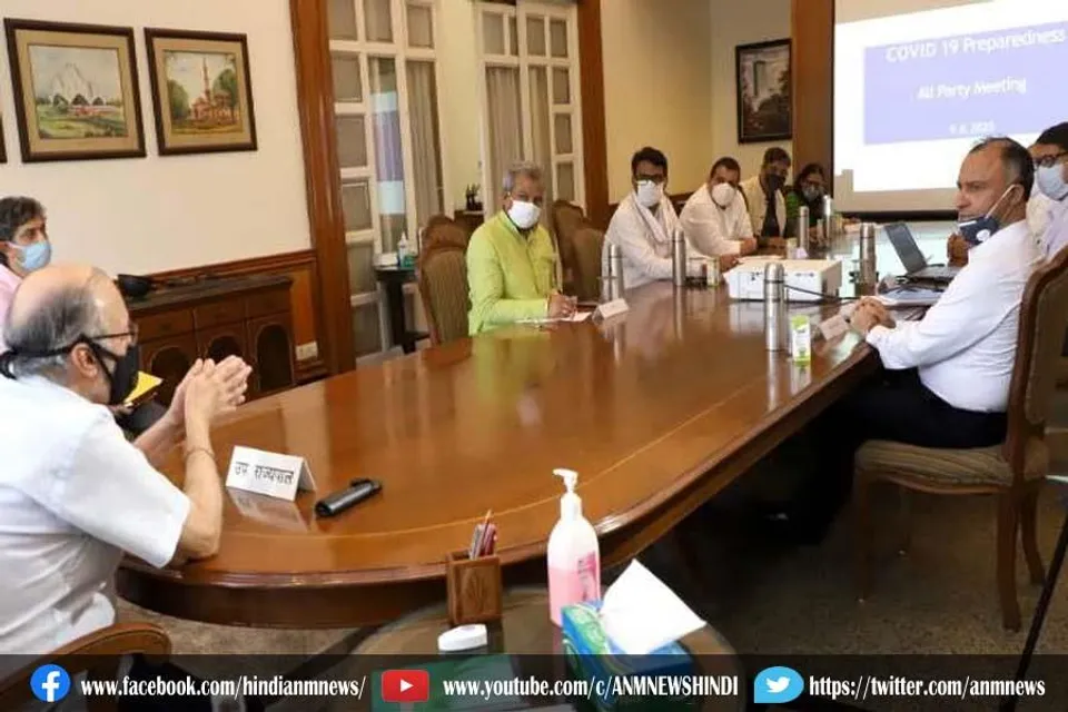 दिल्ली आपदा प्रबंध प्राधिकरण की बैठक