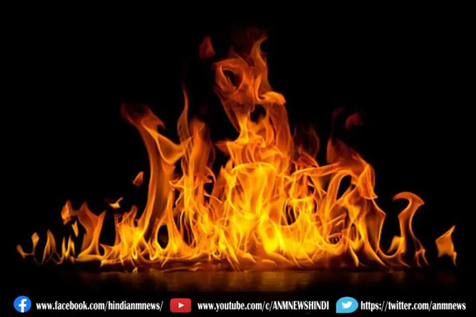 35 दुकानें जलकर खाक