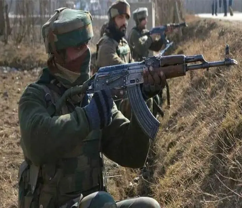 पंपोर मुठभेड़ मेंं एक आतंकी ढेर