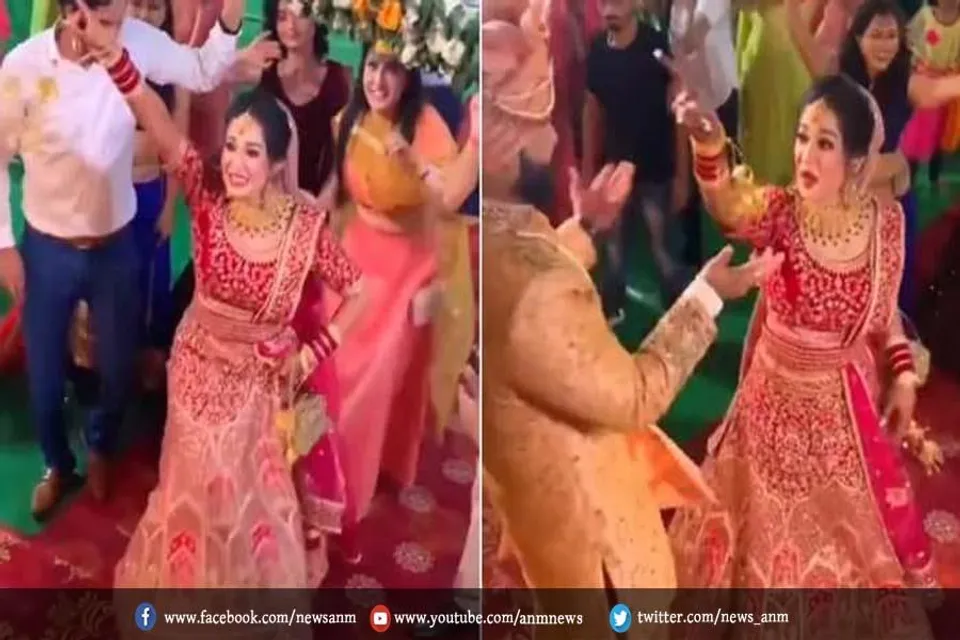 दुल्हन की ताबड़तोड डांस सोशल मीडिया पर हो रहा है हिट