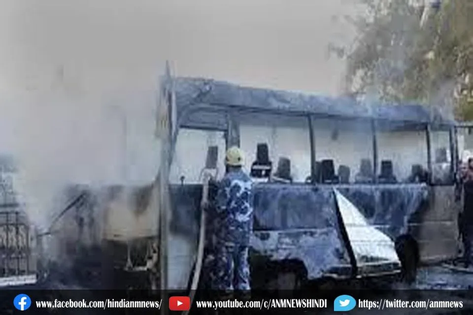 दमिश्क सेना की बस पर आतंकी हमला, 13 की मौत