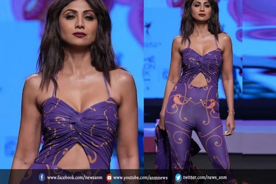 स्टाइलिश ड्रेस में शिल्पा शेट्टी ने चलाया हुस्न का जादू