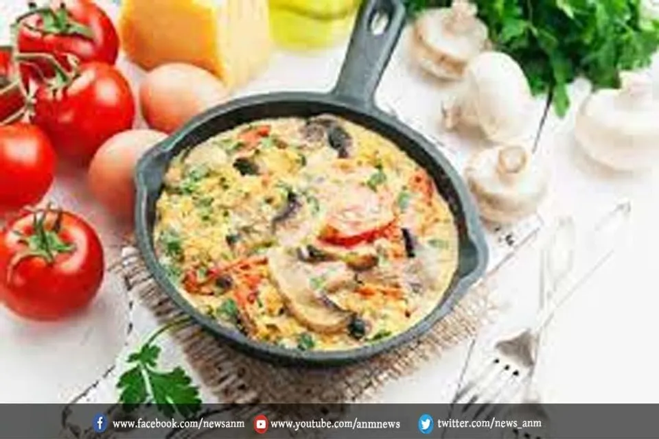 15 मिनट में बनाए एयर फ्रायर एग फ्रिटाटा रेसिपी