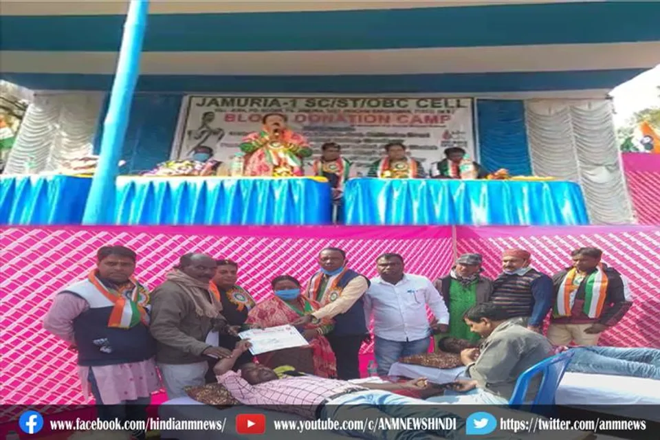 कंबल वितरण और रक्तदान शिविर का आयोजन