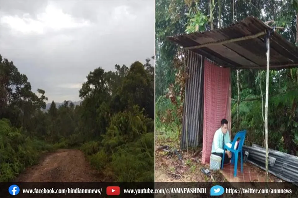 गांव में इंटरनेट कनेक्शन खराब होने के कारन शख्स ने ऐसे दिया जॉब का इंटरव्यू