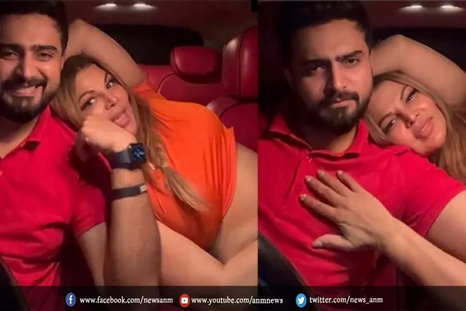 कार में बॉयफ्रेंड को डांस सिखाती राखी सावंत