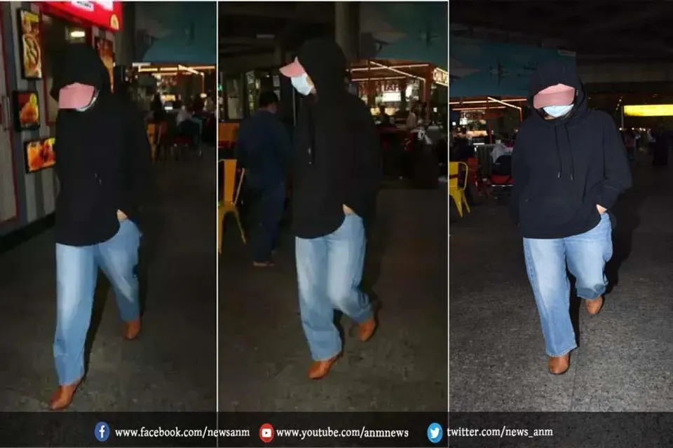 VIDEO: चेहरा छुपाए एयरपोर्ट पर दिखीं ये एक्ट्रेस, आपने पहचाना?