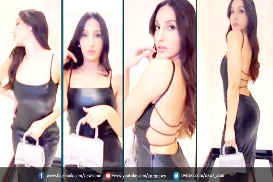 बैकलेस हुई नोरा