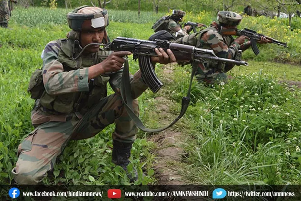 सेना ने तीन पाकिस्तानी आतंकियों को मार गिराया