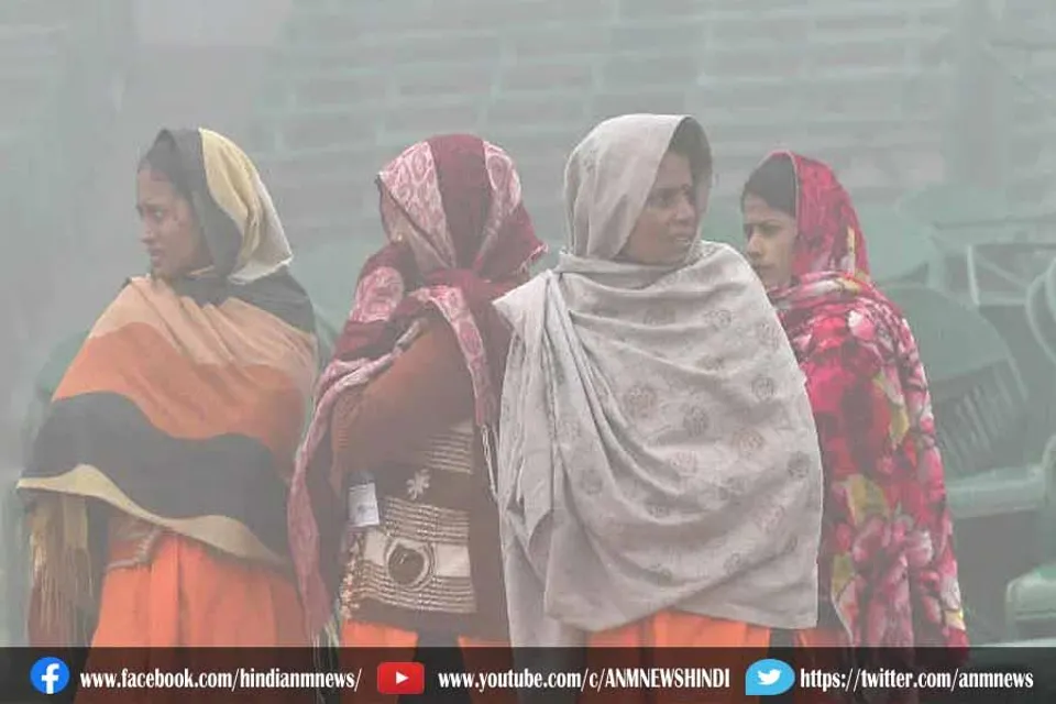 आज तापमान 5 डिग्री सेल्सियस घटकर 11.6 डिग्री सेल्सियस पर आ गया